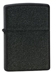 Zippo Lighter - Black Crackle - 236