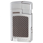 Xikar Lighter - Forte Jet Flame Silver Carbon Fiber - 523SLCF