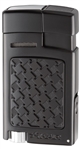 Xikar Lighter - Forte Houndstooth Soft Flame Black - 524BKH