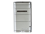 Xikar Lighter - Allume Steel Silver Single Jet Flame - 531SL