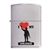 Zippo Lighter - I Love My Soldier Brush Chrome - 851691