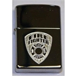 Zippo Lighter - Firefighter High Polish Chrome - 851957