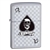 Zippo Lighter - Ace with Skull Street Chrome - 852213