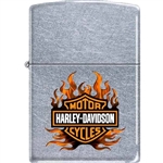 Zippo Lighter - Harley Davidson Flame Street Chrome - 852544