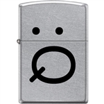 Zippo Lighter - Smoker's Face Street Chrome - 853926