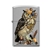 Zippo Lighter - Steampunk Owl Brushed Chrome - 854064