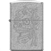 Zippo Lighter - Steampunk Etched Skull Antique Silver - 854460