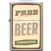 Zippo Lighter - Free Beer Tomorrow Street Chrome - 854722