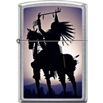 Zippo Lighter - Indian on Horse Street Chrome - 854727