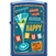 Zippo Lighter - Happy Hour Blue Matte - 854773