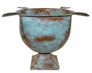 Stinky Cigar Ashtray - Old World Copper Patina - CA-ST-4CP