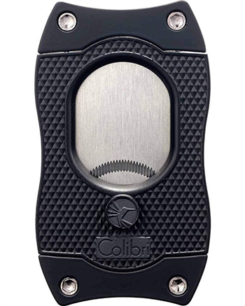 Colibri Monza S-Cut Cigar Cutter Black - CU560T1