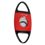 Lotus Jaws Serrated Cigar Cutter Red & Black - CUT602