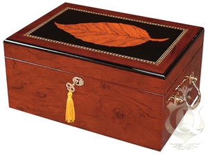 Humidor - Deauville Tobacco Leaf Medium Maple - HUM-100TY