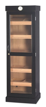 Humidor - Cigar Tower Black Oak 5 Shelf Unit - HUM-2000BLK-S