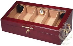 Humidor - Commercial Display 4 Cherry Wood - HUM-DIS4
