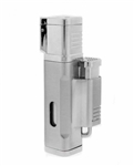 Jetline El Grande Quad Torch Lighter Silver