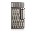 Colibri Lighter Julius Flint Double Soft Flame Brushed Gunmetal - C9