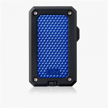 Colibri Rally Single Jet Flame Lighter Black & Blue