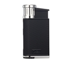 Colibri Lighter - Evo Angled Single Jet Black & Chrome - LI520C4