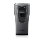 Colibri Monaco Triple-Flame Lighter (Metallic) Charcoal - LI880T6