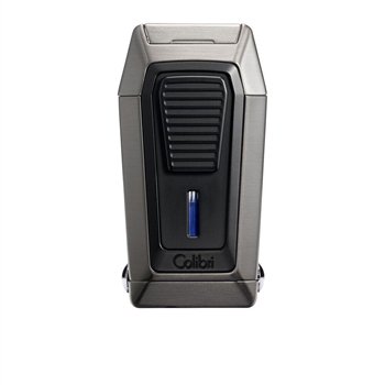 Colibri Quantum Triple Jet Gunmetal Lighter w/ V-Cut - LI970C3