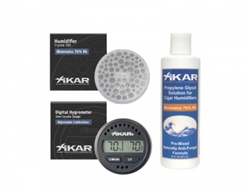Xikar Kit - Humidifier, Solution, Hygrometer - XHK1008R
