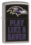 Zippo Lighter - 2019 NFL Baltimore Ravens Street Chrome - ZCI409097