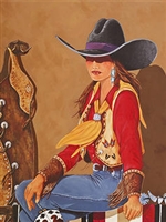 Corrales Cowgirl by Doreman Burns