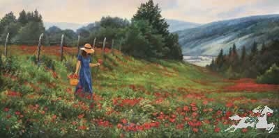 Knee Deep in Poppies by June Dudley