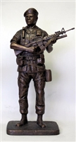 Soldier Wearing Beret by Terrance Patterson