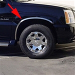 Cadillac Escalade Chrome Wheel Well Fender Trim, 2002, 2003, 2004, 2005, 2006