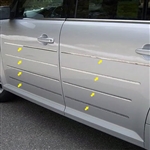 Ford Flex Chrome Door Accent Trim, 2009, 2010, 2011, 2012, 2013, 2014, 2015, 2016, 2017, 2018, 2019