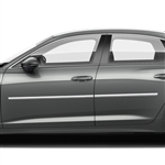 Audi A6 / S6 Chrome Body Side Moldings, 2019, 2020, 2021, 2022, 2023