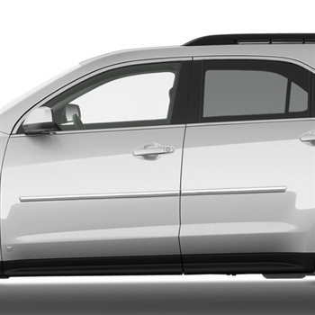 Chevrolet Equinox Chrome Body Side Moldings, 2010, 2011, 2012, 2013, 2014, 2015, 2016, 2017