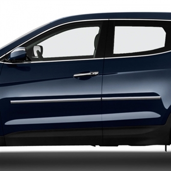 Hyundai Santa Fe Sport Chrome Body Side Moldings, 2013, 2014, 2015, 2016, 2017, 2018