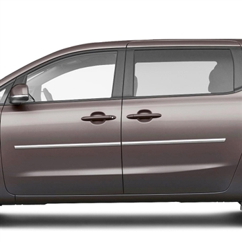 Kia Sedona Chrome Body Side Moldings, 2015, 2016, 2017, 2018, 2019, 2020, 2021