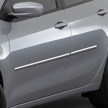Dodge Dart Chrome Body Side Moldings, 2013, 2014, 2015, 2016