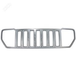 Jeep Liberty Chrome Grille Overlay, 2008, 2009, 2010, 2011, 2012, 2013
