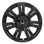 Cadillac SRX Gloss Black Wheel Covers (18"), 4pc 2006, 2007, 2008, 2009, 2010