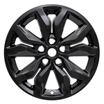 Chevrolet Impala Gloss Black Wheel Covers, 2016, 2017, 2018, 2019, 2020