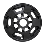 Chevrolet Silverado 2500 / 3500 Gloss Black Wheel Covers, 4pc 2011, 2012, 2013, 2014, 2015, 2016, 2017, 2018, 2019