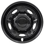 Ford F-250 XL / F-350 XL Gloss Black Wheel Covers (17"), 4pc  2010, 2011, 2012, 2013, 2014, 2015, 2016, 2017, 2018, 2019, 2020, 2021, 2022