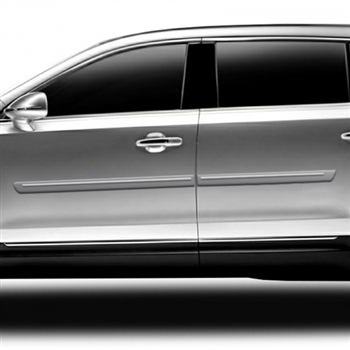 Lincoln MKT Painted Body Side Moldings with chrome inserts, 2010, 2011, 2012, 2013, 2014, 2015, 2016, 2017, 2018, 2019, 2020