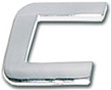 Premium 3D Chrome Individual Letters & Numbers - Letter C