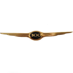 Chrysler 300 Mini-Wing Gold Emblems