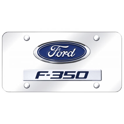 Chrome License Plate - Ford F350