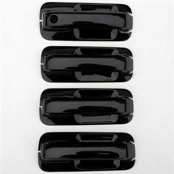 Ford F150 Gloss Black Door Handle Cover Set, 2015, 2016, 2017, 2018, 2019, 2020