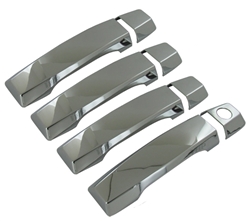 Nissan Titan King Cab Chrome Door Handle Covers, 2004, 2005, 2006, 2007, 2008, 2009, 2010, 2011, 2012, 2013, 2014, 2015, 2016, 2017, 2018, 2019, 2020, 2021, 2022, 2023