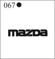 Katzkin Embroidery - Mazda Logo